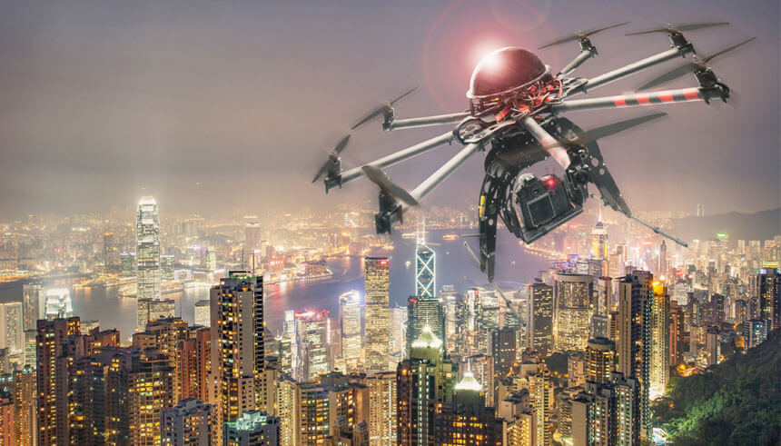 While China's plastics and cement industries slow, drones are on the rise
